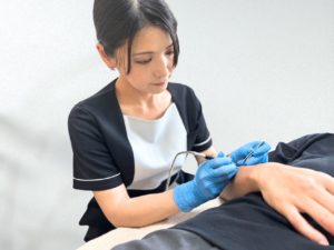 硬毛化した毛には美容電気脱毛です